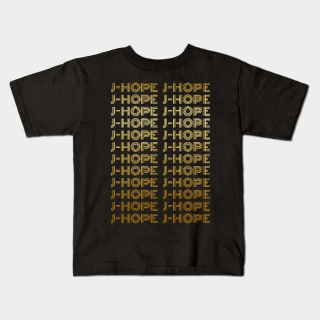 J-Hope - BTS Army Merch Jung Hoseok JHope Kids T-Shirt by Millusti